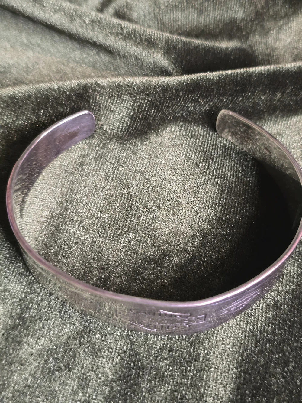Harley-Davidson Sterling Silver Logo Cuff Bracelet - 925